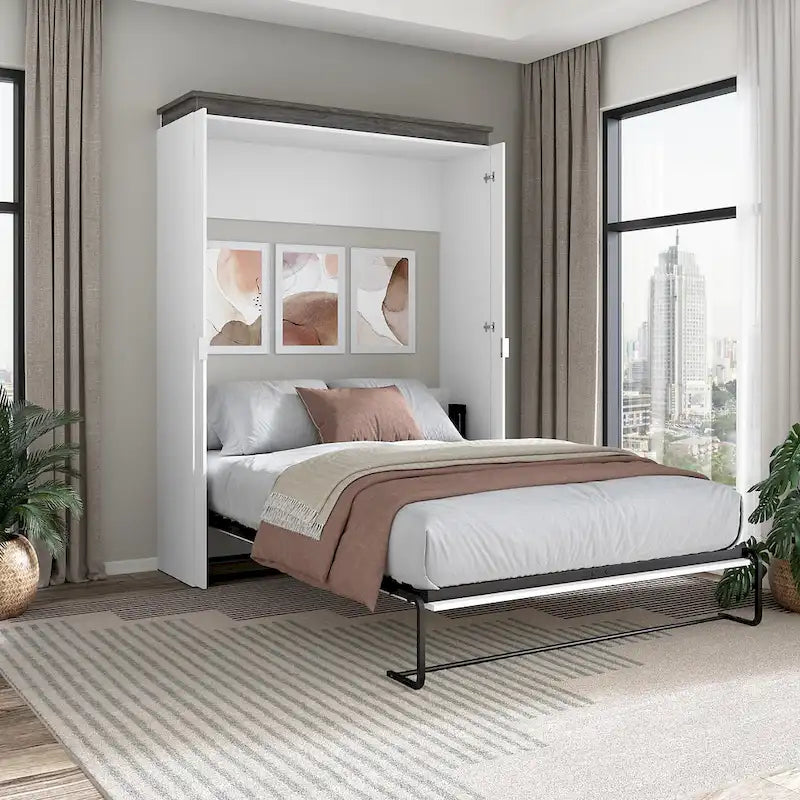 Orion 67W Queen Murphy Bed by Bestar