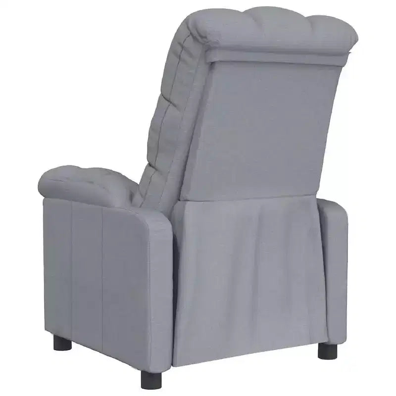 Recliner Chair with Adjustable Backrest and Footrest, Modern Lounge Chair Thick Padded Seat for Living Room & Bedroom