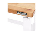 Heavy Duty 60 Adjustable Height Workbench Table with Wood Top