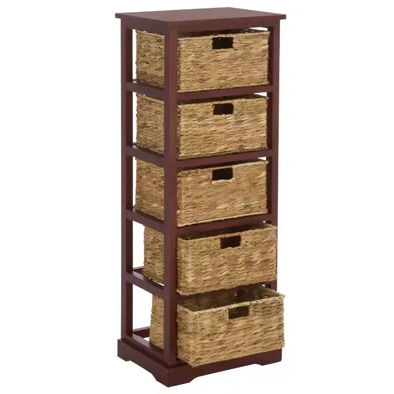 Vedette 5 Basket Storage Tower - AMH5739 - Safavieh Couture