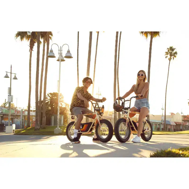 Razor Rambler Step Over Electric Scooter - Beige: 350W Motor, 15.5 mph Speed