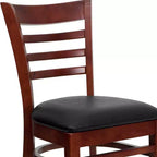 Flash Furniture Ladder Back Wooden Restaurant Chair