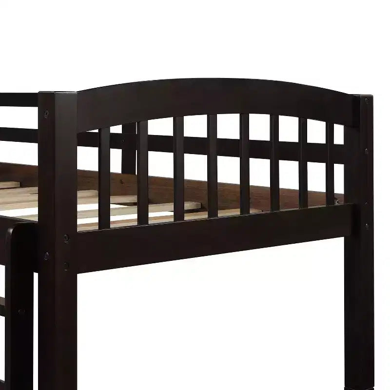 Lit superposé double avec échelle, barrière de sécurité, lit gigogne double avec 3 tiroirs pour chambre d'adolescent, meubles de chambre d'amis