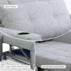 Futon Chair Bed Convertible Chair 3-in-1 Pull Out Sleeper Chair Beds for Living Room