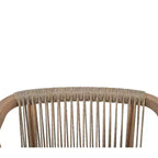 Ensemble de salle à manger d'extérieur Christopher Knight Home Olcott 7 pièces en bois d'acacia avec table extensible et fauteuils en corde tressée