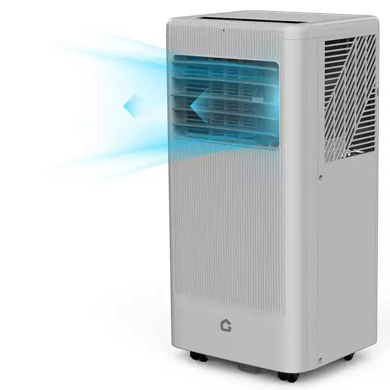 Climatiseur portable, 10 000 BTU, pour pièce jusqu'à 42 m², climatiseur portable 3-en-1 autonome avec ventilateur et déshumidificateur