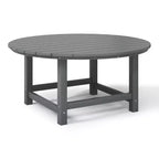 WestinTrends Dylan 5-Piece Outdoor Patio HDPE Adirondack Chair With Round Coffee Table Conversation Set