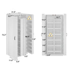 Versatile Kitchen Organizer: Compact 31.5  Cabinet with Smart Storage