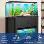40-50 Gallon Aquarium Stand Cabinet Fish Tank Stand with Power Outlets