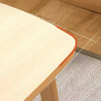 Acekool Foldable Coffee Table, Wooden Finish, Space-Saving Folding Design, 31.5x19.7x17.3, Easy Storage, Wood Grain