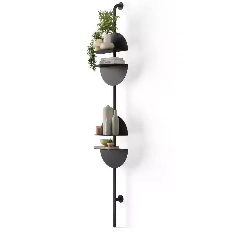 Umbra Set of 4 Solis Adjustable Shelves Black