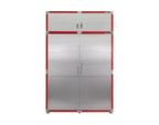Seville Classics UltraHD 2-Piece Extra-Wide Storage Cabinet Set, 60 x 24