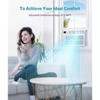 10,000 BTU Window Air Conditioner Cools up to 450 Sq.ft, Remote Control, 6 in 1 Energy Saving Air Conditioner Window Unit, Easy to Install