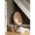 Coastal Rattan Outdoor Hanging Chair with Round - Patio