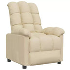 Recliner Chair with Adjustable Backrest and Footrest, Modern Lounge Chair Thick Padded Seat for Living Room & Bedroom