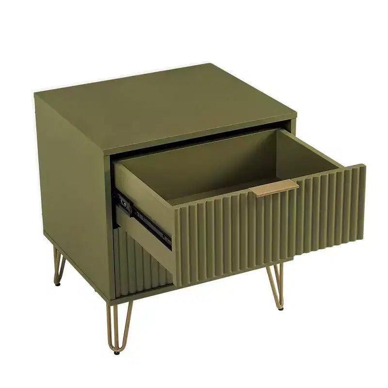 Dumbo 2 Drawer Nightstands Olive Green
