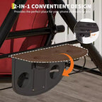 3 Seat Outdoor Porch Swing, 2-in-1 Patio Swing Chair, Thickened Removable Cushions, Adjustable Canopy, Weather Resistant Steel Frame