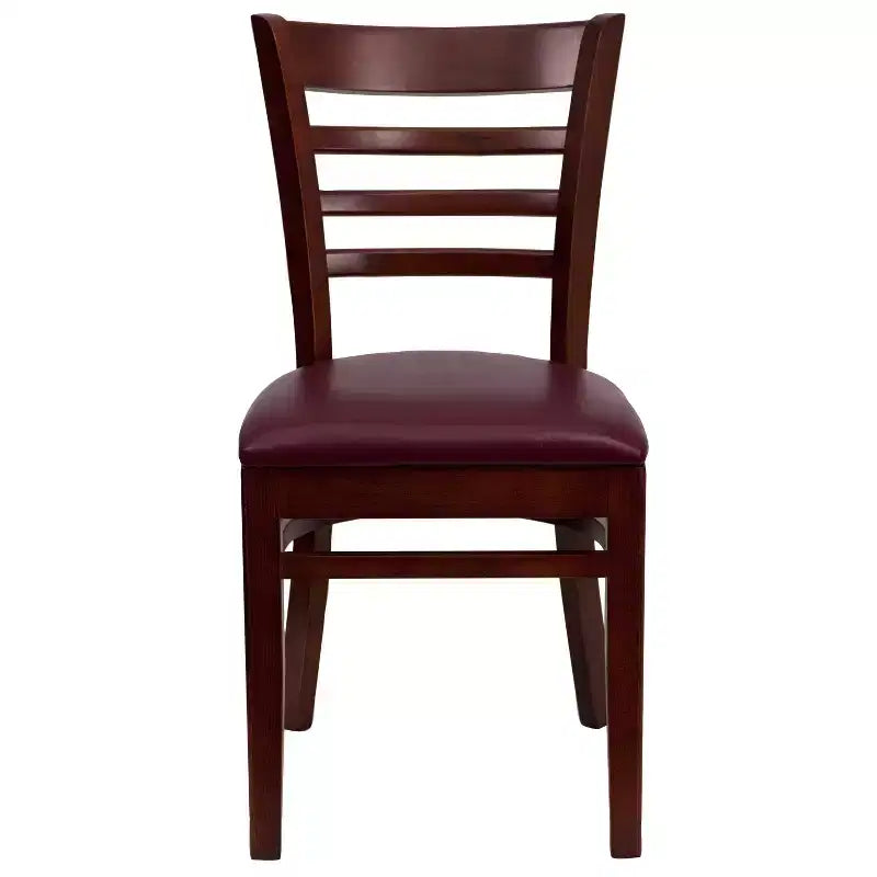 Flash Furniture Ladder Back Wooden Restaurant Chair