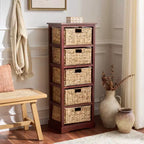 Vedette 5 Basket Storage Tower - AMH5739 - Safavieh Couture