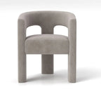 Chaise de salle à manger SEYNAR Modern Glam en velours, chaise d'appoint à dossier ouvert, lot de 6