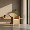 Classic Rattan Lounge Chair with Woven | Matte Finish