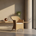 Classic Rattan Lounge Chair with Woven | Matte Finish
