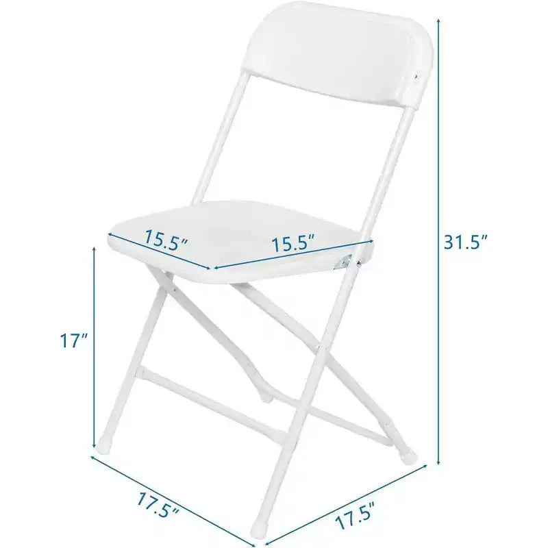 SUGIFT Folding Chairs 10 Pack Plastic Folding Chair for Outdoor Indoor Use 350lb Weight Capacity