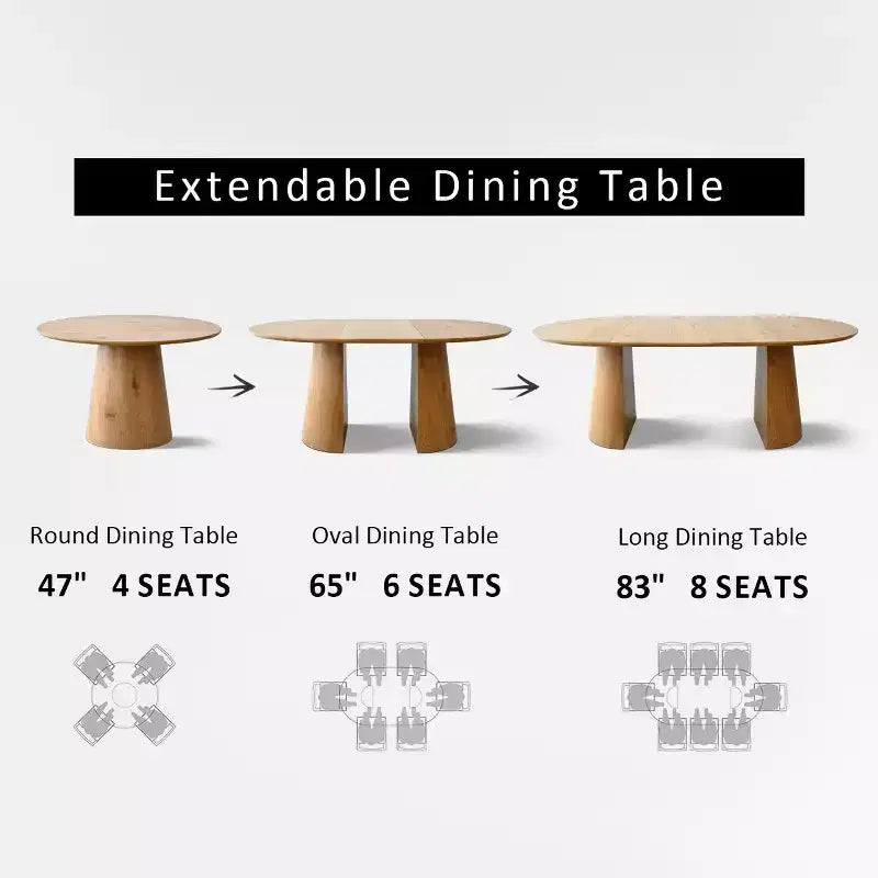 3-in-1 Oval Extendable Dining Table Set with 6 Chenille Upholstered Chairs Featuring Gold Metal Legs, Versatile Dining Furniture-Panipeachy