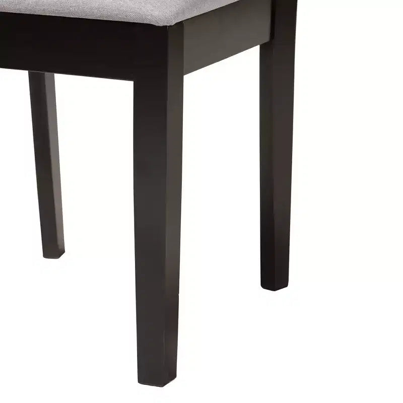 Baxton Studio Genesis Modern Fabric Wood Dining Chair Set