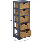 Vedette 5 Basket Storage Tower - AMH5739 - Safavieh Couture