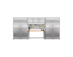 Seville Classics UltraHD 2-Piece Extra-Wide Storage Cabinet Set, 60 x 24