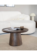 Wooden Pedestal Coffee Table