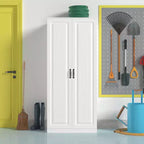 Famapy Garage Storage Cabinet with Rotating Shelves & Door Compartments,Multi-Layer Organizer,Sturdy Construction,for Tools & Garden Supplies