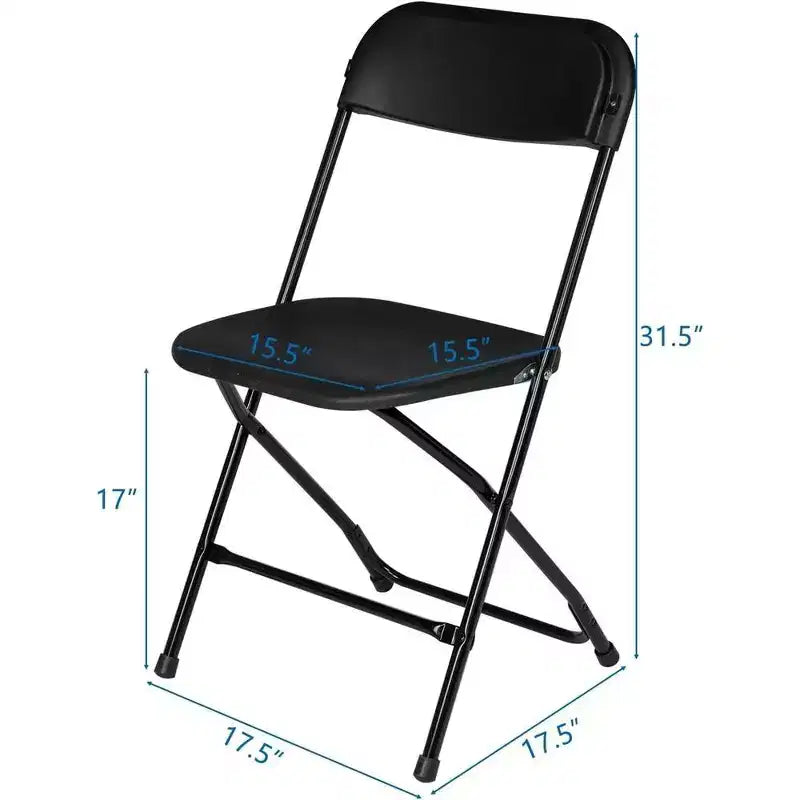 SUGIFT Folding Chairs 10 Pack Plastic Folding Chair for Outdoor Indoor Use 350lb Weight Capacity