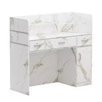 Famapy L-shaped Reception Desk Multifunctional Welcome Desk Workstation