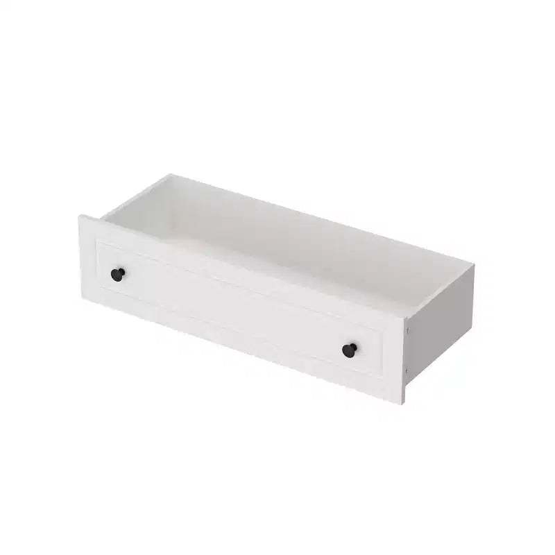 Grand buffet vaisselier blanc avec portes vitrées, bahut de rangement pour cuisine, salon, étagères à livres