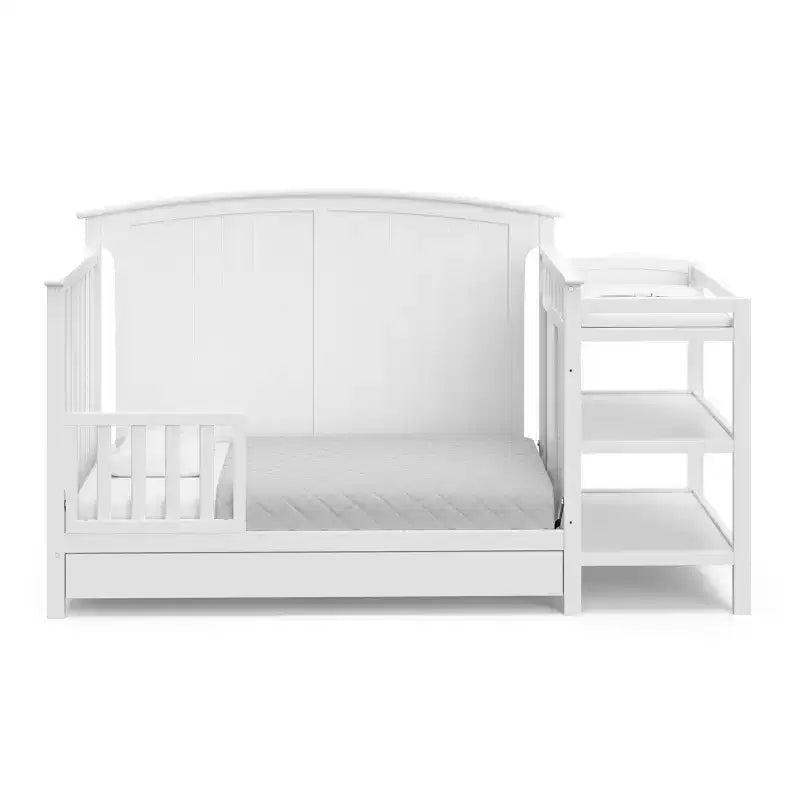 Storkcraft Steveston 5-in-1 Convertible Crib and Changer with Drawer