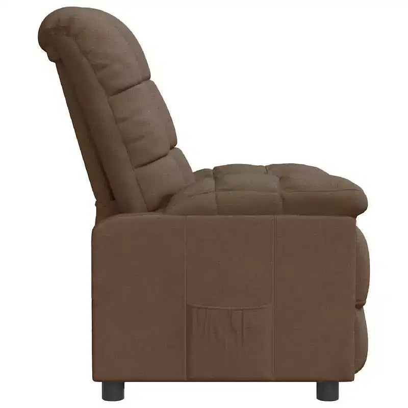 Recliner Chair with Adjustable Backrest and Footrest, Modern Lounge Chair Thick Padded Seat for Living Room & Bedroom