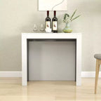 CLIHOME Modern Multifunctional Extendable Dining Table with Outlet, Space Saving Expanding Table with Storage
