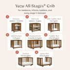 Babyletto Yuzu 8-in-1 Convertible Crib with All-Stages Conversion Kits
