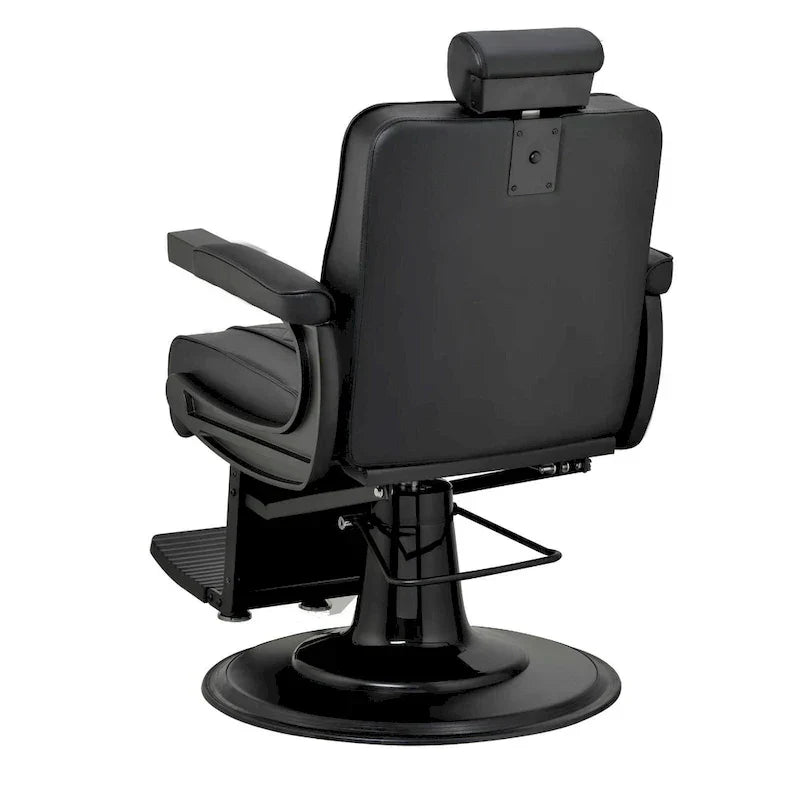 Heavy Duty Barber Chair Reclining Barbershop Styling Chair, Black
