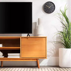 Solid Wood Mid-Century Modern TV Stand for TVs up to 80