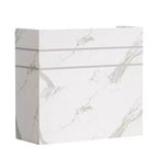 Famapy L-shaped Reception Desk Multifunctional Welcome Desk Workstation