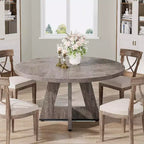 47 Inch Round Dining Table for 4 people