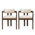 Conrad Sophisticated Modern Dining Chair With Armrest by Christopher Knight Home