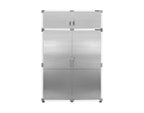 Seville Classics UltraHD 2-Piece Extra-Wide Storage Cabinet Set, 60 x 24