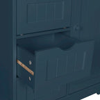 VEIKOUS Bathroom Floor Storage Cabinet with 4 Drawers