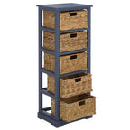 Vedette 5 Basket Storage Tower - AMH5739 - Safavieh Couture