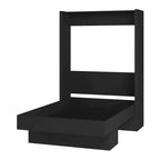 Easy Lift Brazilian Queen Contemporary Murphy Bed with Shelf