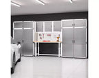 Seville Classics UltraHD 2-Piece Extra-Wide Storage Cabinet Set, 60 x 24